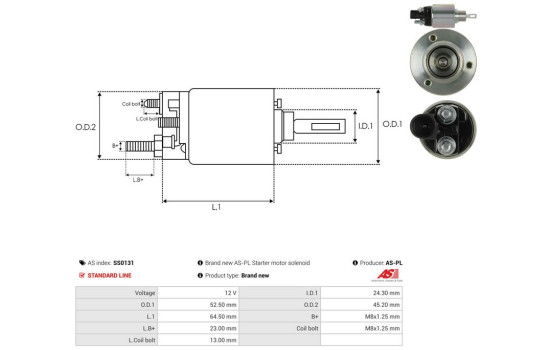 Interruptor de solenoide, motor de arranque, Imagen 4