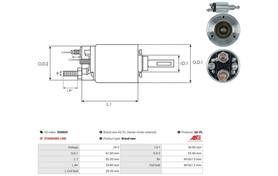 Interruptor de solenoide, motor de arranque, Imagen 4