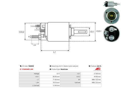 Interruptor de solenoide, motor de arranque, Imagen 4