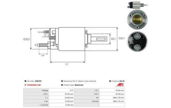 Interruptor de solenoide, motor de arranque, Imagen 4