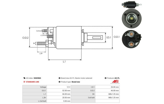 Interruptor de solenoide, motor de arranque, Imagen 4