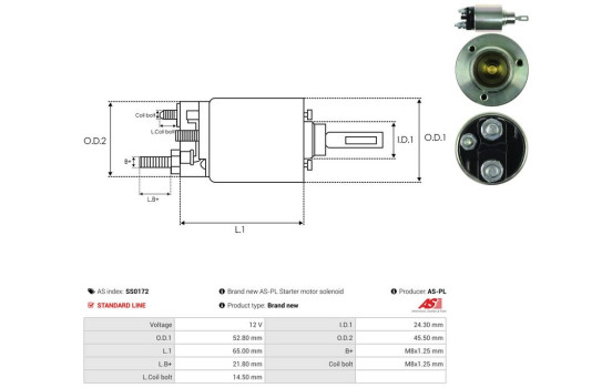 Interruptor de solenoide, motor de arranque, Imagen 4