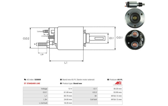 Interruptor de solenoide, motor de arranque, Imagen 4