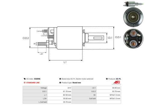 Interruptor de solenoide, motor de arranque, Imagen 4