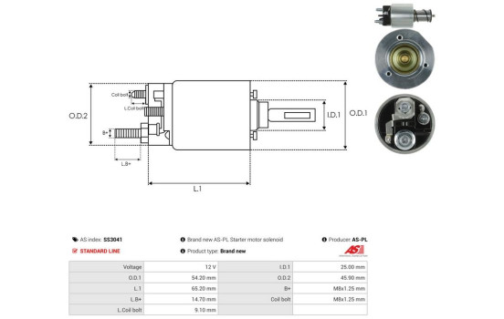 Interruptor de solenoide, motor de arranque, Imagen 4