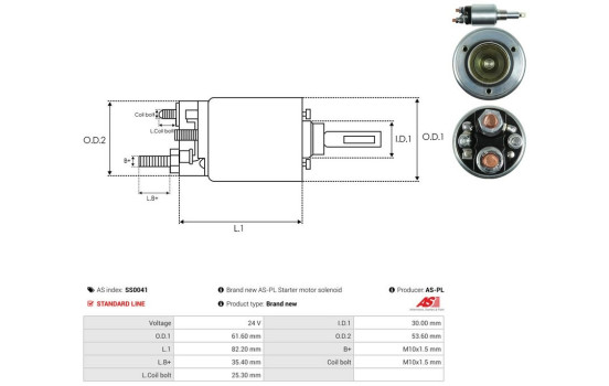 Interruptor de solenoide, motor de arranque, Imagen 4