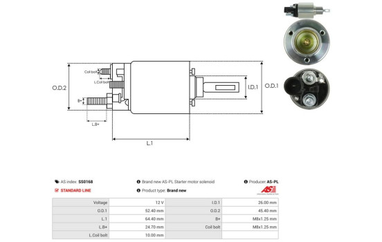 Interruptor de solenoide, motor de arranque, Imagen 4
