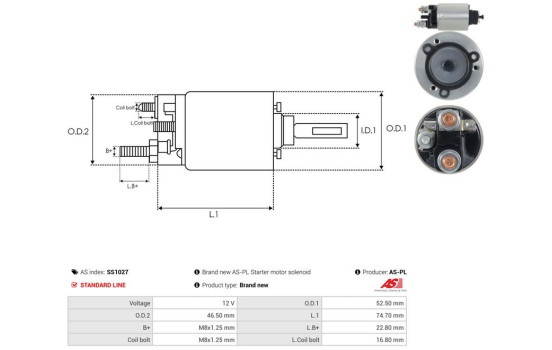 Interruptor de solenoide, motor de arranque, Imagen 4
