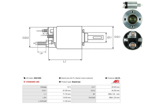 Interruptor de solenoide, motor de arranque, Imagen 4