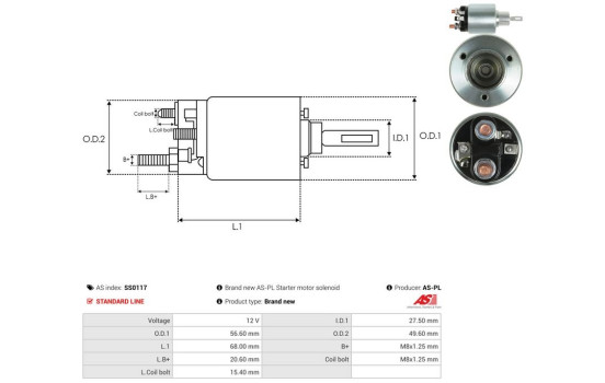 Interruptor de solenoide, motor de arranque, Imagen 4