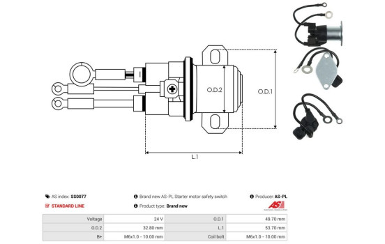 Interruptor de solenoide, motor de arranque, Imagen 4