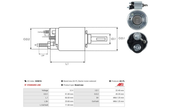 Interruptor de solenoide, motor de arranque, Imagen 4