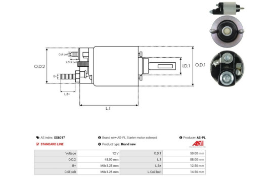 Interruptor de solenoide, motor de arranque, Imagen 4