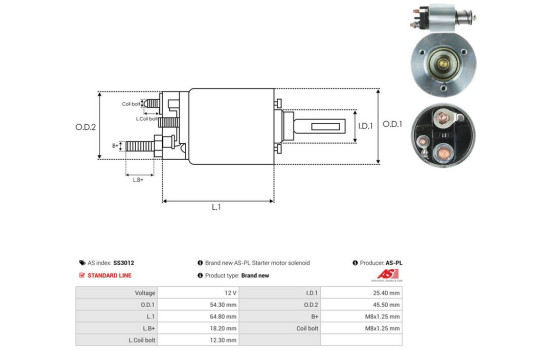 Interruptor de solenoide, motor de arranque, Imagen 4