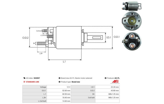Interruptor de solenoide, motor de arranque, Imagen 4