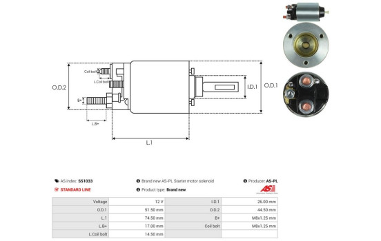Interruptor de solenoide, motor de arranque, Imagen 4