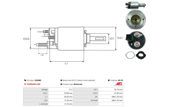 Interruptor de solenoide, motor de arranque, Imagen 5
