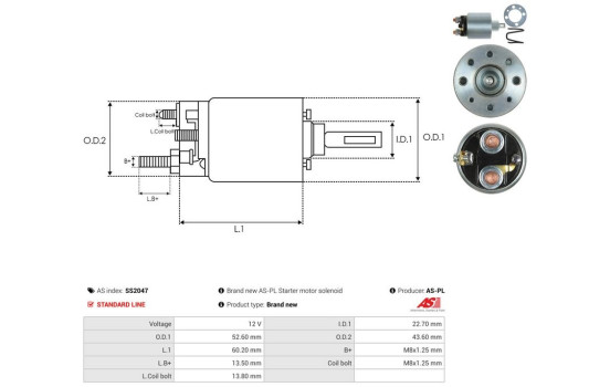 Interruptor de solenoide, motor de arranque, Imagen 4
