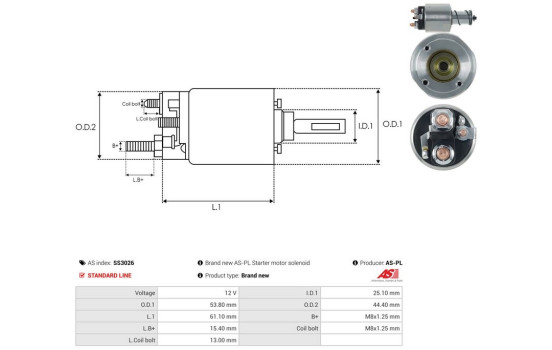 Interruptor de solenoide, motor de arranque, Imagen 4
