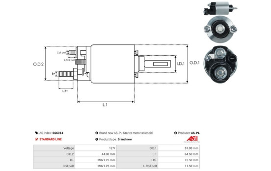 Interruptor de solenoide, motor de arranque, Imagen 4