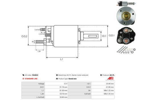 Interruptor de solenoide, motor de arranque, Imagen 5