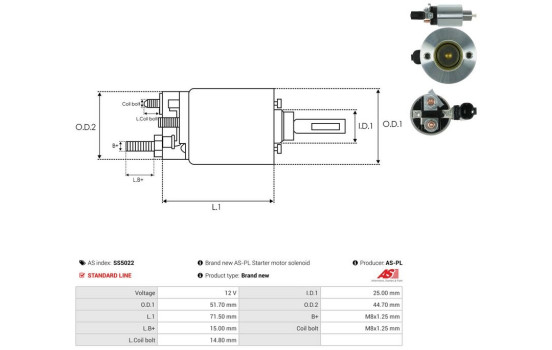 Interruptor de solenoide, motor de arranque, Imagen 4