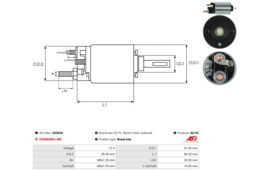 Interruptor de solenoide, motor de arranque, Imagen 4