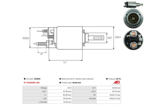 Interruptor de solenoide, motor de arranque, Imagen 4