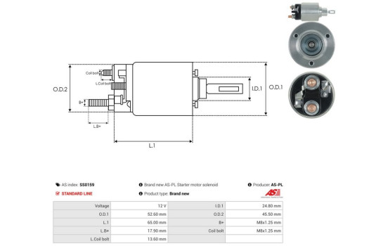 Interruptor de solenoide, motor de arranque, Imagen 4