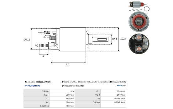 Interruptor de solenoide, motor de arranque, Imagen 4