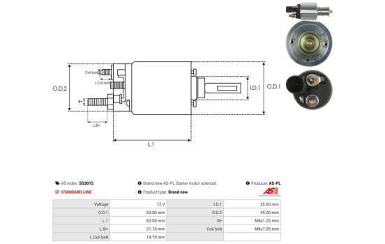 Interruptor de solenoide, motor de arranque, Imagen 4