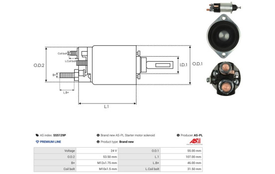 Interruptor de solenoide, motor de arranque, Imagen 4