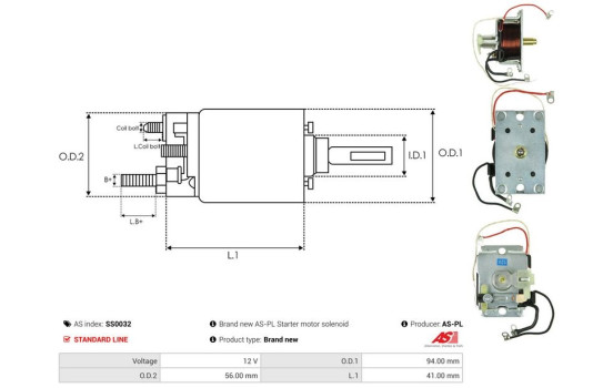 Interruptor de solenoide, motor de arranque, Imagen 4