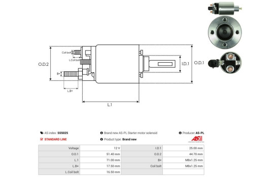Interruptor de solenoide, motor de arranque, Imagen 4