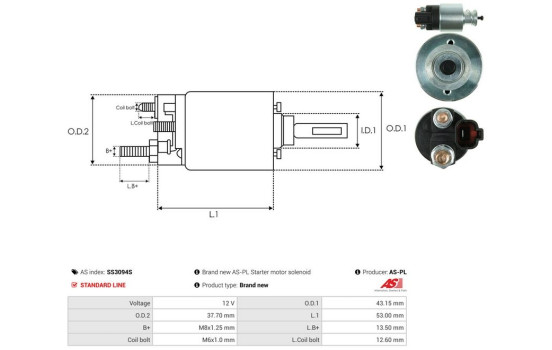 Interruptor de solenoide, motor de arranque, Imagen 4