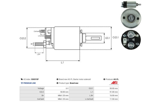 Interruptor de solenoide, motor de arranque, Imagen 4