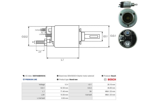 Interruptor de solenoide, motor de arranque, Imagen 4