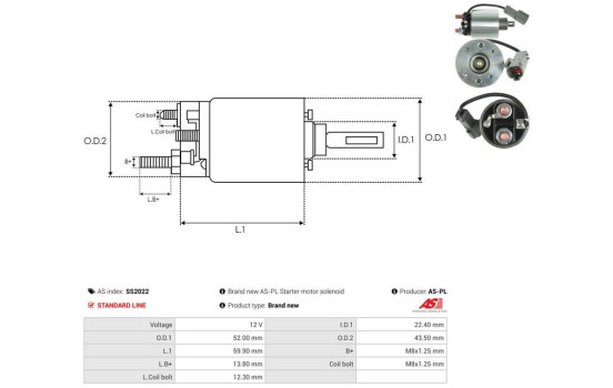 Interruptor de solenoide, motor de arranque, Imagen 4