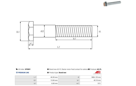 Kit de reparación, motor de arranque, Imagen 2