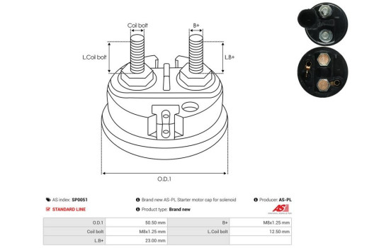 Kit de reparación, motor de arranque, Imagen 3