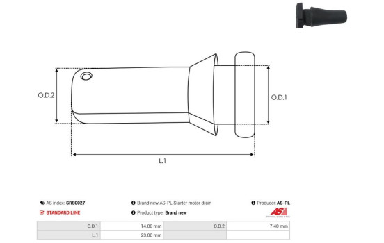 Kit de reparación, motor de arranque, Imagen 2