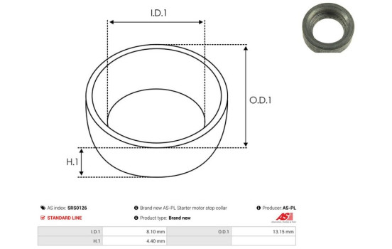Kit de reparación, motor de arranque, Imagen 2