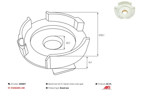 Kit de reparación, motor de arranque, Imagen 3
