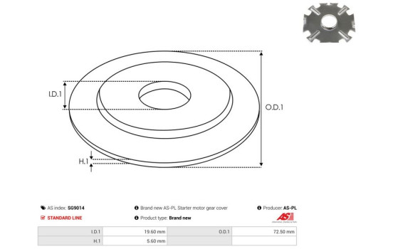 Kit de reparación, motor de arranque, Imagen 2