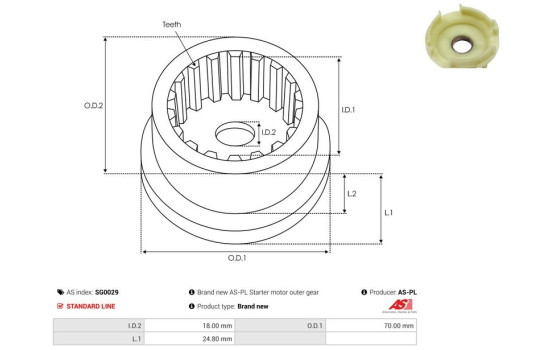 Kit de reparación, motor de arranque, Imagen 2