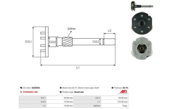 Kit de reparación, motor de arranque, Imagen 4