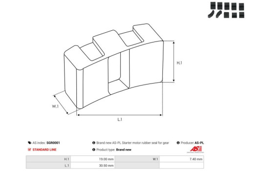 Kit de reparación, motor de arranque, Imagen 2