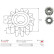 Kit de reparación, motor de arranque, Miniatura 3