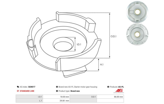 Kit de reparación, motor de arranque, Imagen 3