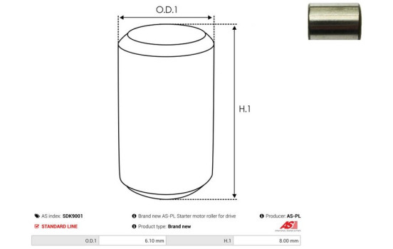Kit de reparación, motor de arranque, Imagen 2